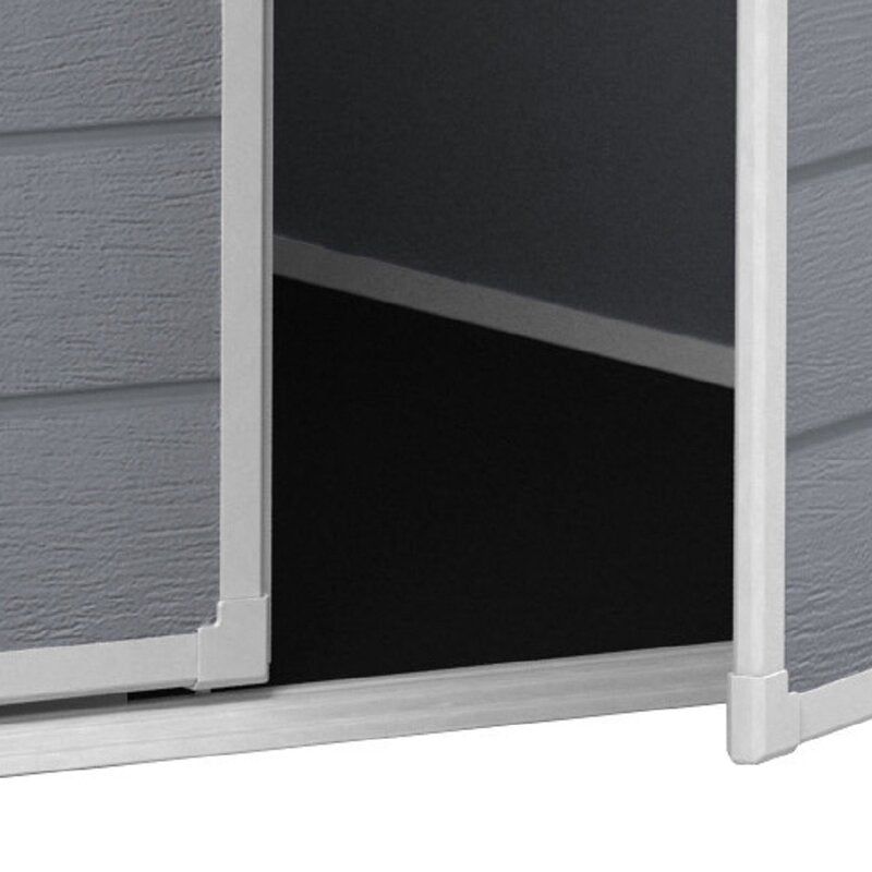 Manor 6 ft. W x 7.5 ft. D Plastic Storage Shed