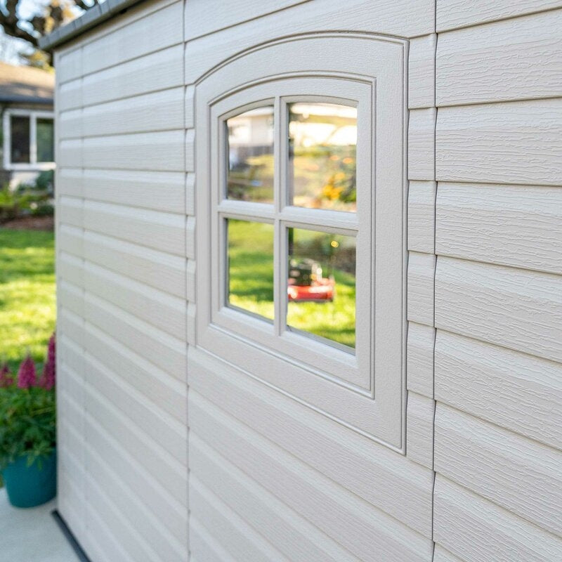 8 ft. W x 15 ft. D Plastic Storage Shed