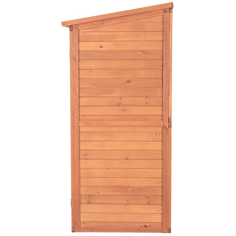 5 ft. W x 3 ft. D Solid Wood Lean-To Tool Shed