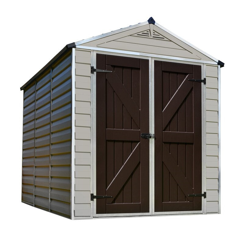 SkyLight 6 ft. W x 8 ft. D Plastic Storage Shed