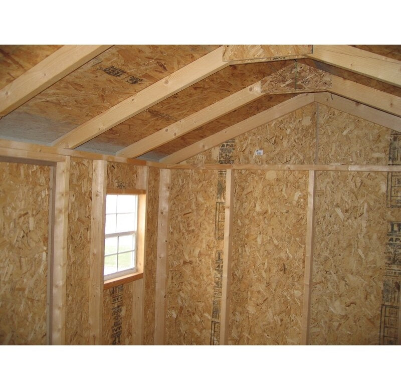 Value 8 ft. W x 8 ft. D Solid and Manufactured Wood Storage Shed