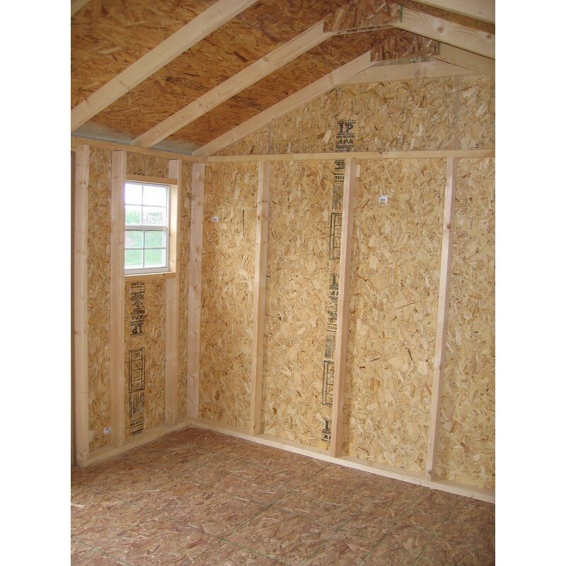 Value 8 ft. W x 8 ft. D Solid and Manufactured Wood Storage Shed