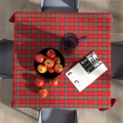 Christmas Plaid Tablecloth - Festive Red & Black Buffalo Check, Polyester - Perfect for Holiday Dining & Decor - For Christmas Parties & Gatherings - Ideal Gift for Home Decor Lovers