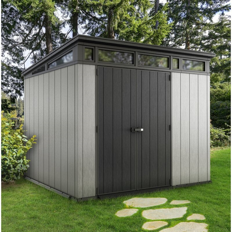 Artisan 9 ft. W x 7.5 ft. D Plastic Storage Shed