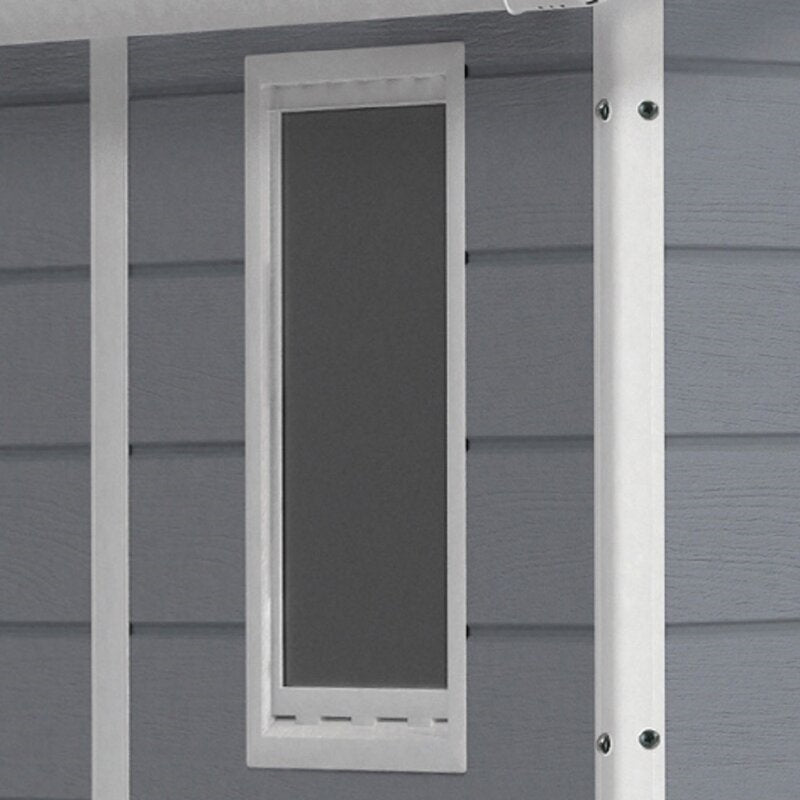 Manor 4 ft. W x 6 ft. D Plastic Vertical Storage Shed