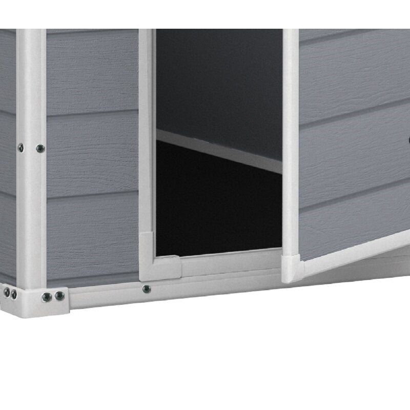 Manor 4 ft. W x 6 ft. D Plastic Vertical Storage Shed