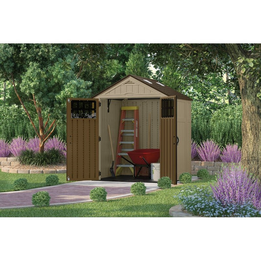 6 ft. 3 in. W x 5 ft. 6 in. D Resin Storage Shed