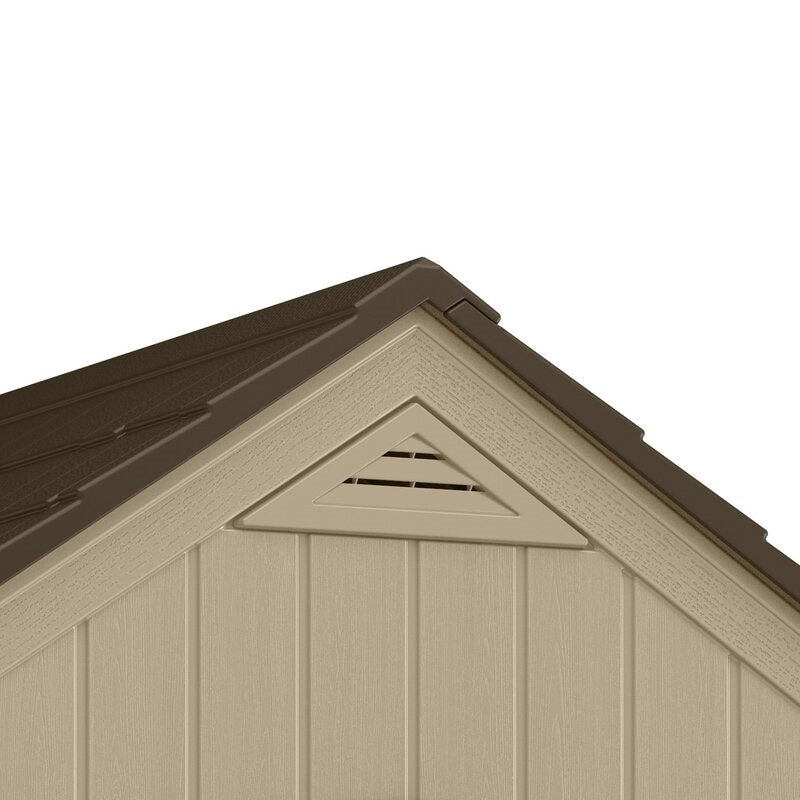 Sutton? Outdoor 7 ft. 5 in. W x 4 ft. D Plastic Storage Shed