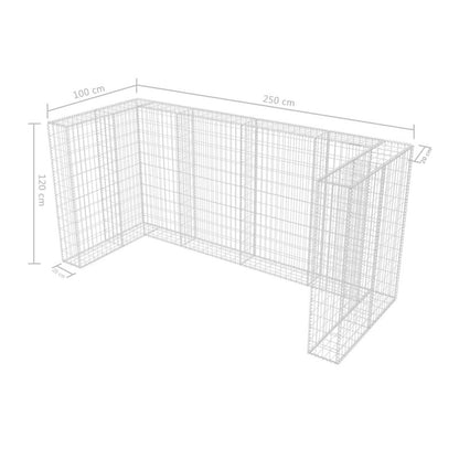 Cowling 8 ft. W x 3 ft. D Metal Garbage Shed