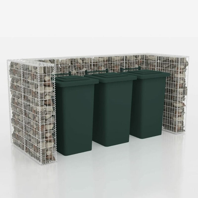 Cowling 8 ft. W x 3 ft. D Metal Garbage Shed