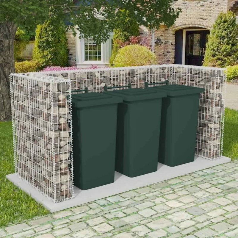 Cowling 8 ft. W x 3 ft. D Metal Garbage Shed