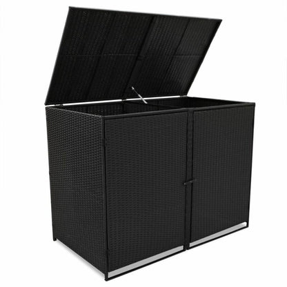 Wheelie 5 ft. W x 3 ft. D Plastic Horizontal Garbage Shed
