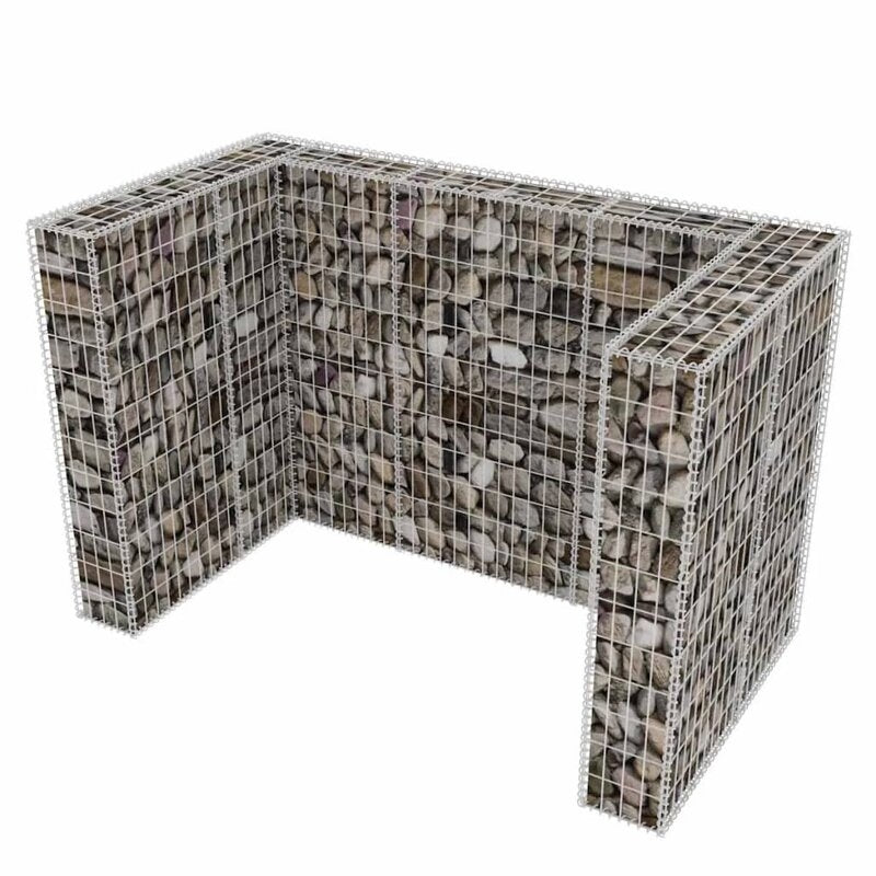 Cowie 6 ft. W x 3 ft. D Metal Garbage Shed