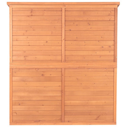 5 ft. W x 3 ft. D Solid Wood Lean-To Tool Shed