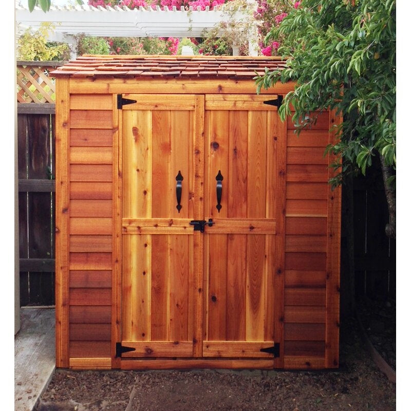 Outdoor Living Today Grand Garden Chalet 6 ft. W x 3 ft. D Solid Wood Tool Shed