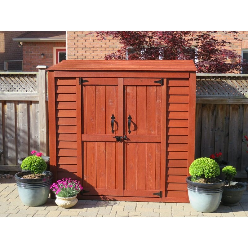 Outdoor Living Today Grand Garden Chalet 6 ft. W x 3 ft. D Solid Wood Tool Shed