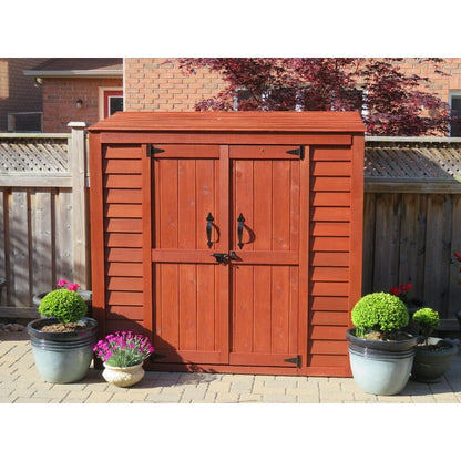 Outdoor Living Today Grand Garden Chalet 6 ft. W x 3 ft. D Solid Wood Tool Shed