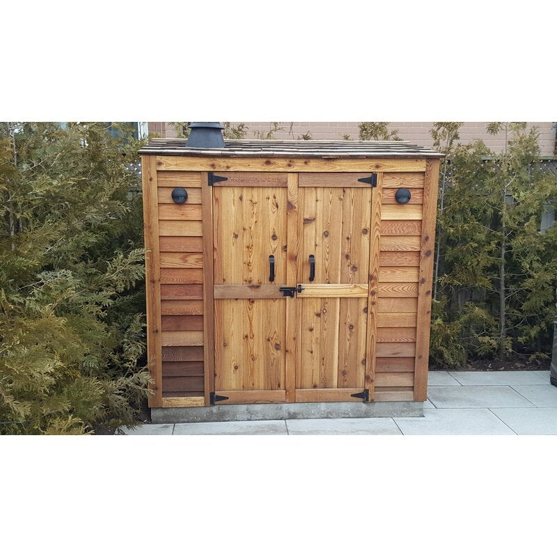 Outdoor Living Today Grand Garden Chalet 6 ft. W x 3 ft. D Solid Wood Tool Shed