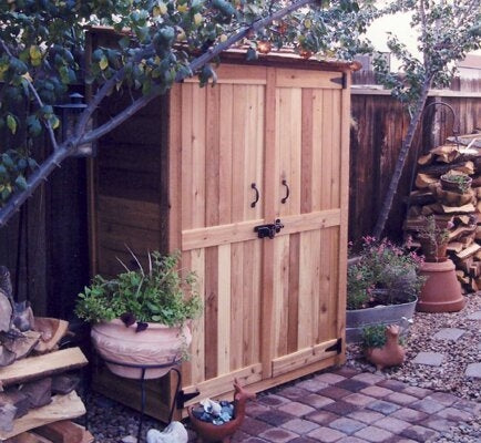 Garden Chalet 4 ft. W x 2 ft. D Wooden Lean-To Tool Shed