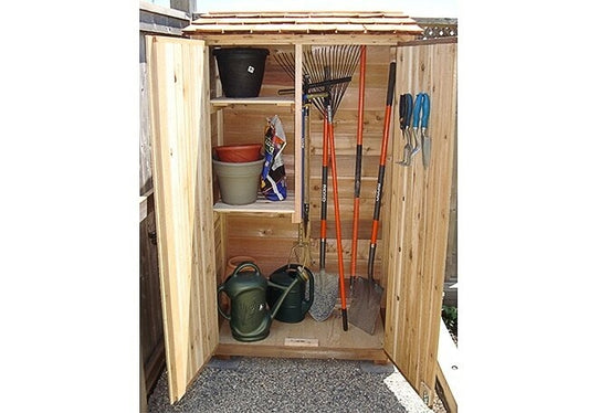 Garden Chalet 4 ft. W x 2 ft. D Wooden Lean-To Tool Shed
