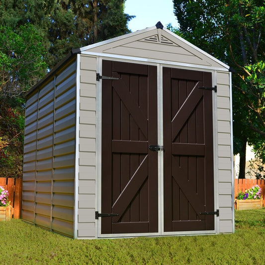 SkyLight 6 ft. W x 8 ft. D Plastic Storage Shed