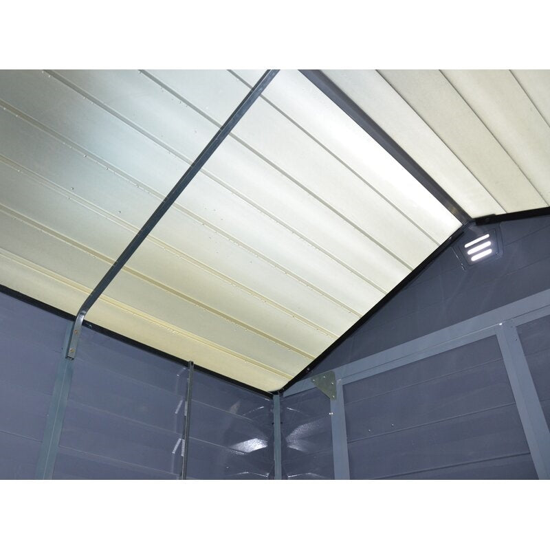 SkyLight 6 ft. W x 7.5 ft. D Polycarbonate Storage Shed