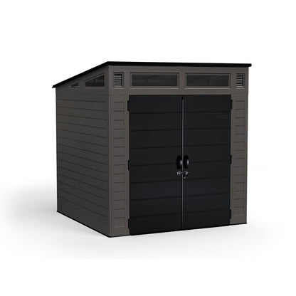 Modernist 7 ft. W x 7 ft. D Plastic Storage Shed
