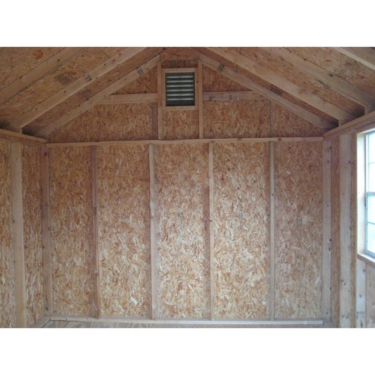 Colonial Williamsburg 10 ft. W x 16 ft. D Solid and Manufactured Wood Storage Shed